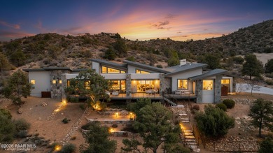 Experience a masterclass estate of contemporary architecture on Talking Rock Golf Club in Arizona - for sale on GolfHomes.com, golf home, golf lot
