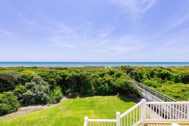 This exceptional oceanfront home in Roosevelt Beach showcases on The Country Club of the Crystal Coast in North Carolina - for sale on GolfHomes.com, golf home, golf lot