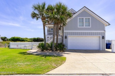 This exceptional oceanfront home in Roosevelt Beach showcases on The Country Club of the Crystal Coast in North Carolina - for sale on GolfHomes.com, golf home, golf lot