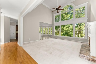 Beautifully situated on a private golf course lot, this stunning on Trophy Club of Apalachee in Georgia - for sale on GolfHomes.com, golf home, golf lot