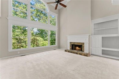 Beautifully situated on a private golf course lot, this stunning on Trophy Club of Apalachee in Georgia - for sale on GolfHomes.com, golf home, golf lot