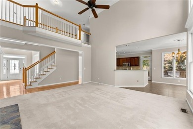 Beautifully situated on a private golf course lot, this stunning on Trophy Club of Apalachee in Georgia - for sale on GolfHomes.com, golf home, golf lot