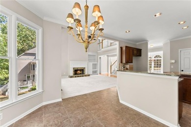 Beautifully situated on a private golf course lot, this stunning on Trophy Club of Apalachee in Georgia - for sale on GolfHomes.com, golf home, golf lot