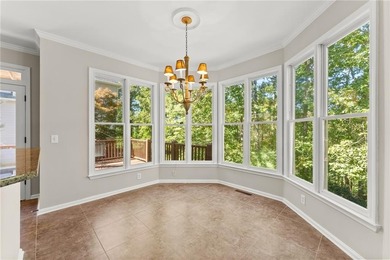 Beautifully situated on a private golf course lot, this stunning on Trophy Club of Apalachee in Georgia - for sale on GolfHomes.com, golf home, golf lot