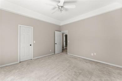Beautifully situated on a private golf course lot, this stunning on Trophy Club of Apalachee in Georgia - for sale on GolfHomes.com, golf home, golf lot