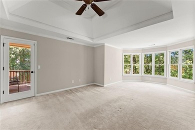 Beautifully situated on a private golf course lot, this stunning on Trophy Club of Apalachee in Georgia - for sale on GolfHomes.com, golf home, golf lot
