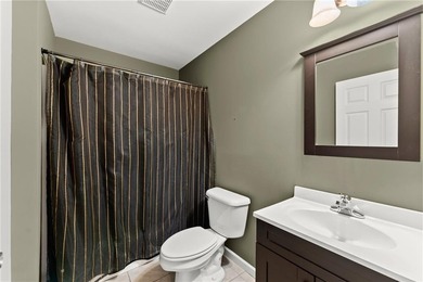 Beautifully situated on a private golf course lot, this stunning on Trophy Club of Apalachee in Georgia - for sale on GolfHomes.com, golf home, golf lot