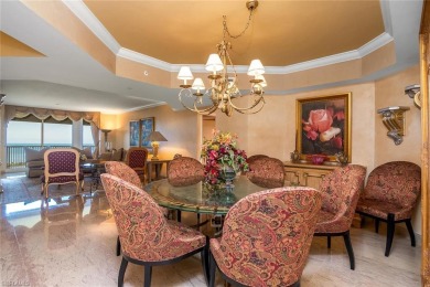 This Tuscany inspired 3-bedroom, 3-bath luxury tower residence on Club at Pelican Bay Golf Course in Florida - for sale on GolfHomes.com, golf home, golf lot