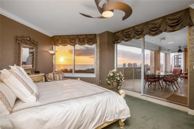 This Tuscany inspired 3-bedroom, 3-bath luxury tower residence on Club at Pelican Bay Golf Course in Florida - for sale on GolfHomes.com, golf home, golf lot