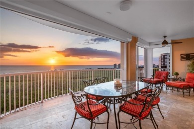 This Tuscany inspired 3-bedroom, 3-bath luxury tower residence on Club at Pelican Bay Golf Course in Florida - for sale on GolfHomes.com, golf home, golf lot