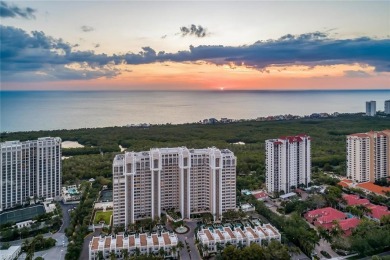 This Tuscany inspired 3-bedroom, 3-bath luxury tower residence on Club at Pelican Bay Golf Course in Florida - for sale on GolfHomes.com, golf home, golf lot