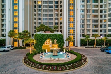 This Tuscany inspired 3-bedroom, 3-bath luxury tower residence on Club at Pelican Bay Golf Course in Florida - for sale on GolfHomes.com, golf home, golf lot