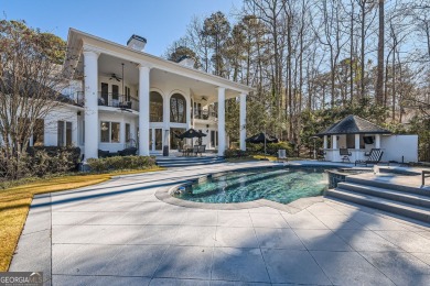 Gorgeous modern estate on amazing private lot with incredible on Whitewater Creek in Georgia - for sale on GolfHomes.com, golf home, golf lot