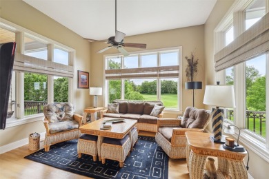 Discover refined elegance in this exceptional walkout ranch on Glen Oaks Country Club in Iowa - for sale on GolfHomes.com, golf home, golf lot