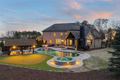 Introducing a rare walk-out main-level oasis in the gated on Manor Golf and Country Club in Georgia - for sale on GolfHomes.com, golf home, golf lot