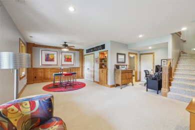 Discover refined elegance in this exceptional walkout ranch on Glen Oaks Country Club in Iowa - for sale on GolfHomes.com, golf home, golf lot