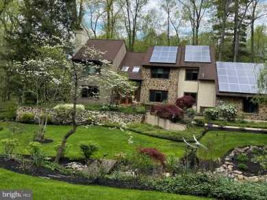 This stunning contemporary residence is the epitome of modern on Radley Run Country Club in Pennsylvania - for sale on GolfHomes.com, golf home, golf lot