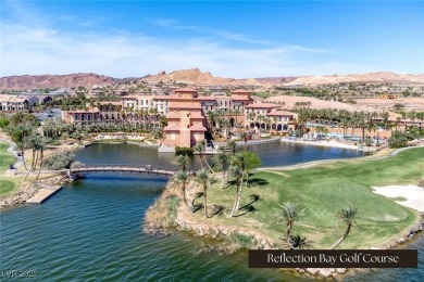 Nestled on Reflection Bay Golf Course and offering three on Reflection Bay Golf Club in Nevada - for sale on GolfHomes.com, golf home, golf lot