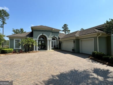 Elegant Arthur Rutenberg designed home is perfectly situated on The Club At Osprey Cove in Georgia - for sale on GolfHomes.com, golf home, golf lot