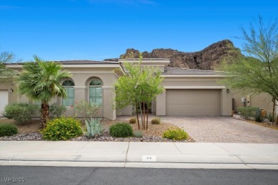 Experience upscale desert living in this stunning single-story on South Shore At Lake Las Vegas in Nevada - for sale on GolfHomes.com, golf home, golf lot