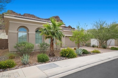 Experience upscale desert living in this stunning single-story on South Shore At Lake Las Vegas in Nevada - for sale on GolfHomes.com, golf home, golf lot