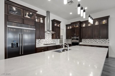 Experience upscale desert living in this stunning single-story on South Shore At Lake Las Vegas in Nevada - for sale on GolfHomes.com, golf home, golf lot