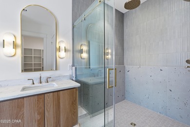 Luxury 2025 New Construction - Steps to the Gulf with Private on Sharks Tooth Golf Club in Florida - for sale on GolfHomes.com, golf home, golf lot