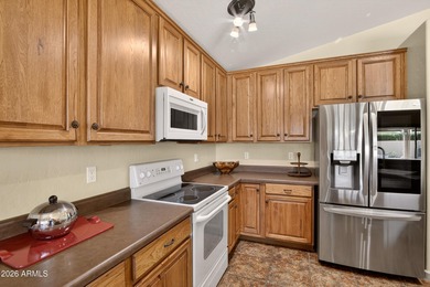 Gorgeous Gold Canyon retreat! This 3 bed, 2 bath home plus flex on Gold Canyon Golf Resort - Sidewinder in Arizona - for sale on GolfHomes.com, golf home, golf lot