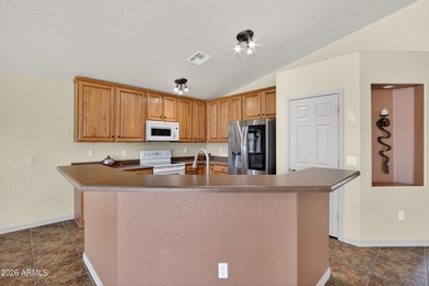 Gorgeous Gold Canyon retreat! This 3 bed, 2 bath home plus flex on Gold Canyon Golf Resort - Sidewinder in Arizona - for sale on GolfHomes.com, golf home, golf lot