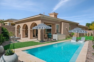 Experience resort-style living in this luxurious single-story on South Shore At Lake Las Vegas in Nevada - for sale on GolfHomes.com, golf home, golf lot