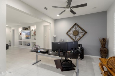 Stunning 3-bed, 2.5-bath Voyage model on the mountain side of on Copper Canyon Golf Club in Arizona - for sale on GolfHomes.com, golf home, golf lot