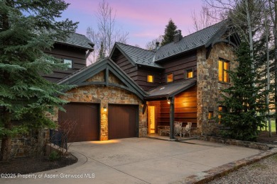Tucked away for off-street privacy and backing right up to the on Aspen Golf Club in Colorado - for sale on GolfHomes.com, golf home, golf lot