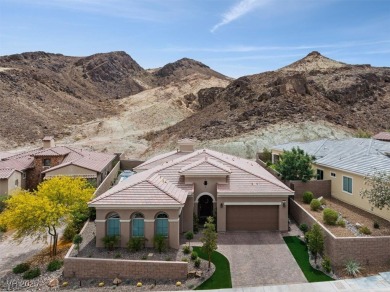 Experience resort-style living in this luxurious single-story on South Shore At Lake Las Vegas in Nevada - for sale on GolfHomes.com, golf home, golf lot