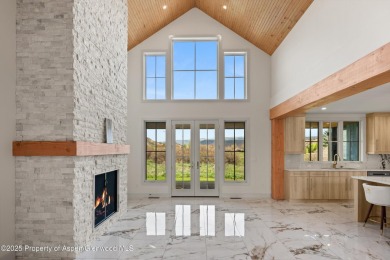 Wonderful combination of post and beam construction, wood on Aspen Glen Club in Colorado - for sale on GolfHomes.com, golf home, golf lot