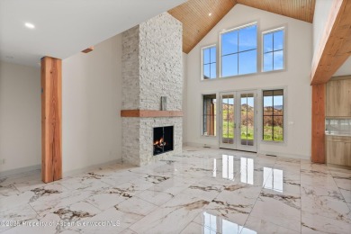 Wonderful combination of post and beam construction, wood on Aspen Glen Club in Colorado - for sale on GolfHomes.com, golf home, golf lot