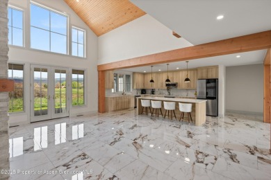 Wonderful combination of post and beam construction, wood on Aspen Glen Club in Colorado - for sale on GolfHomes.com, golf home, golf lot