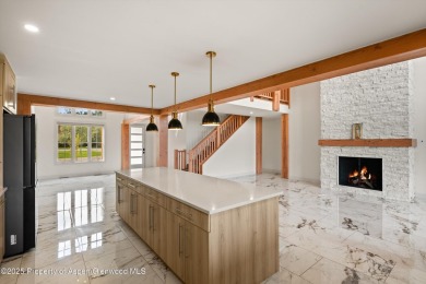 Wonderful combination of post and beam construction, wood on Aspen Glen Club in Colorado - for sale on GolfHomes.com, golf home, golf lot