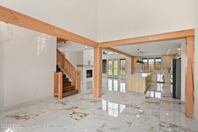 Wonderful combination of post and beam construction, wood on Aspen Glen Club in Colorado - for sale on GolfHomes.com, golf home, golf lot