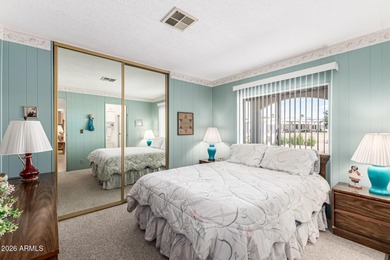 Spacious and lovely Golf Course Home, 2 bedrooms, 2 bathrooms, 2 on Fountain of the Sun Country Club in Arizona - for sale on GolfHomes.com, golf home, golf lot