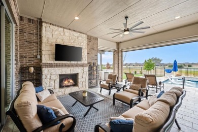 Experience the height of luxury in this stunning Avalon home on Wildhorse Golf Club of Robson Ranch in Texas - for sale on GolfHomes.com, golf home, golf lot