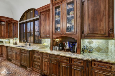 Exquisite Italian country estate on the 10th fairway of the on Superstition Mountain Club - Lost Gold in Arizona - for sale on GolfHomes.com, golf home, golf lot