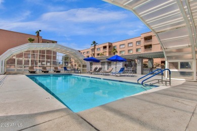 Discover resort-style living at  beautifully remodeled 2-bedroom on Scottsdale Shadows in Arizona - for sale on GolfHomes.com, golf home, golf lot