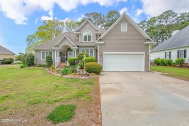 This lovely golf course home is located in a gated community on Sound Golf Links at Albemarle Plantation in North Carolina - for sale on GolfHomes.com, golf home, golf lot