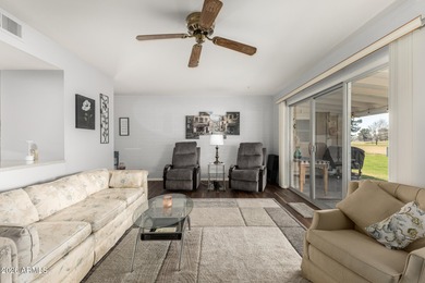 Welcome home to this charming end unit in the active adult Sun on  in Arizona - for sale on GolfHomes.com, golf home, golf lot