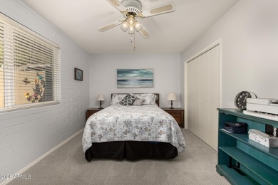 Welcome home to this charming end unit in the active adult Sun on  in Arizona - for sale on GolfHomes.com, golf home, golf lot