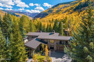 Discover the epitome of contemporary mountain living at this on Vail Golf Club in Colorado - for sale on GolfHomes.com, golf home, golf lot