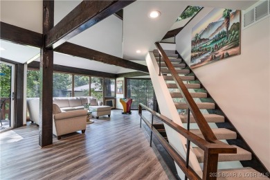 Tucked among mature trees, this unique beautifully updated on Seasons Ridge At Four Seasons in Missouri - for sale on GolfHomes.com, golf home, golf lot