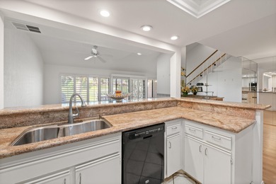 This inviting three-bedroom, three-bath condo has just been on Woodhaven Country Club in California - for sale on GolfHomes.com, golf home, golf lot