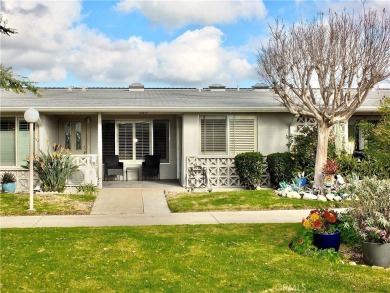 Charming and expanded one-bedroom, one-bathroom cottage nestled on Leisure World Seal Beach Golf Course in California - for sale on GolfHomes.com, golf home, golf lot