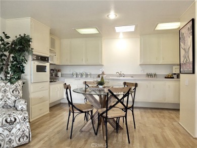 Charming and expanded one-bedroom, one-bathroom cottage nestled on Leisure World Seal Beach Golf Course in California - for sale on GolfHomes.com, golf home, golf lot
